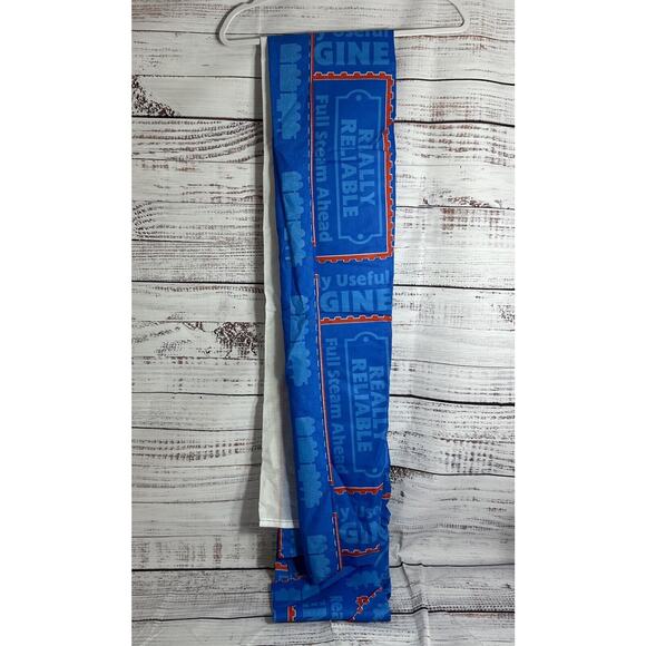 Vtg Thomas the Train and Friends Twin Bed Skirt Blue Dan River - Picture 1 of 4